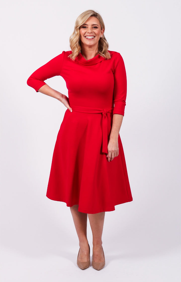 Dorothy Dress in red
