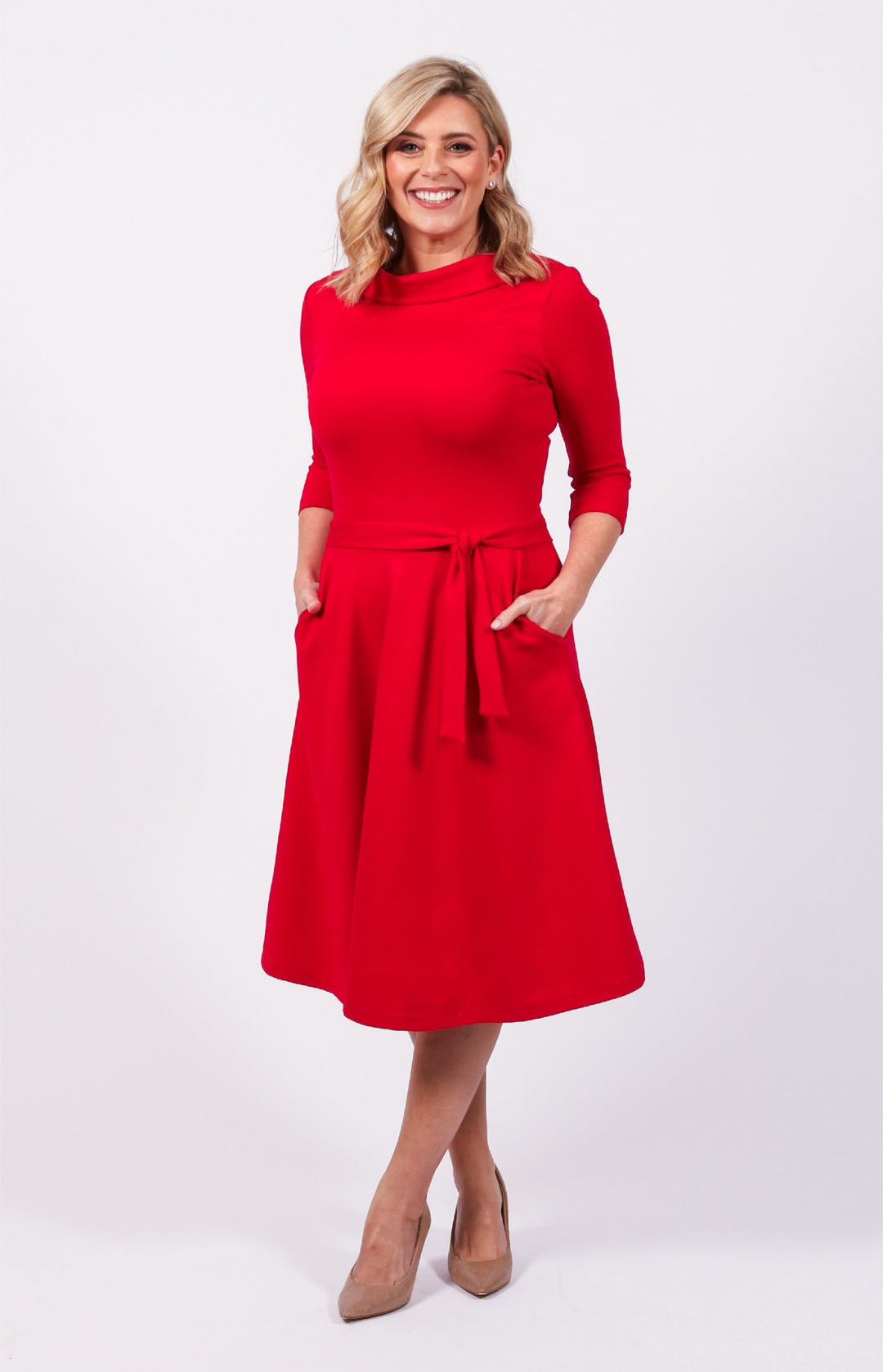 Dorothy Dress in red
